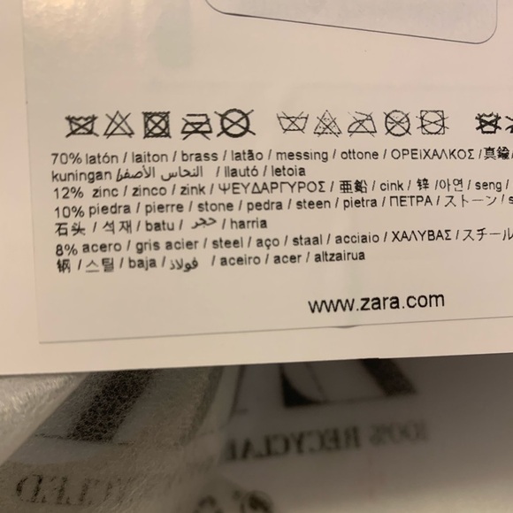 ZARA BNWT Natural Stone Chain Necklace - Picture 4 of 4